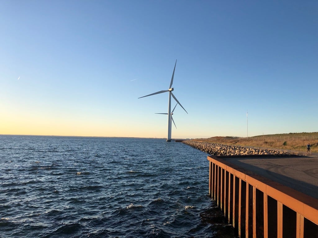 Wiatrak w Danii
