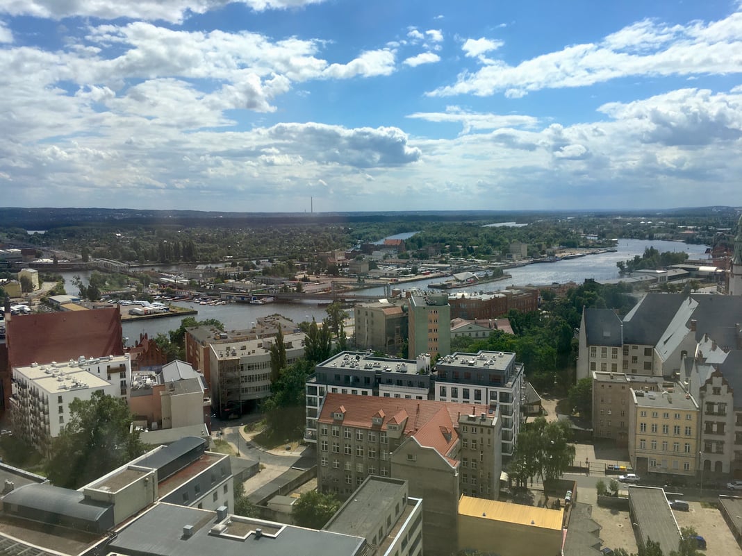 Niebo nad Szczecinem