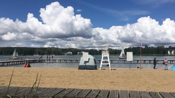 lato, plaża