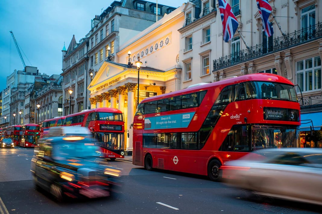 Londyn, autobusy, Wielka Brytania