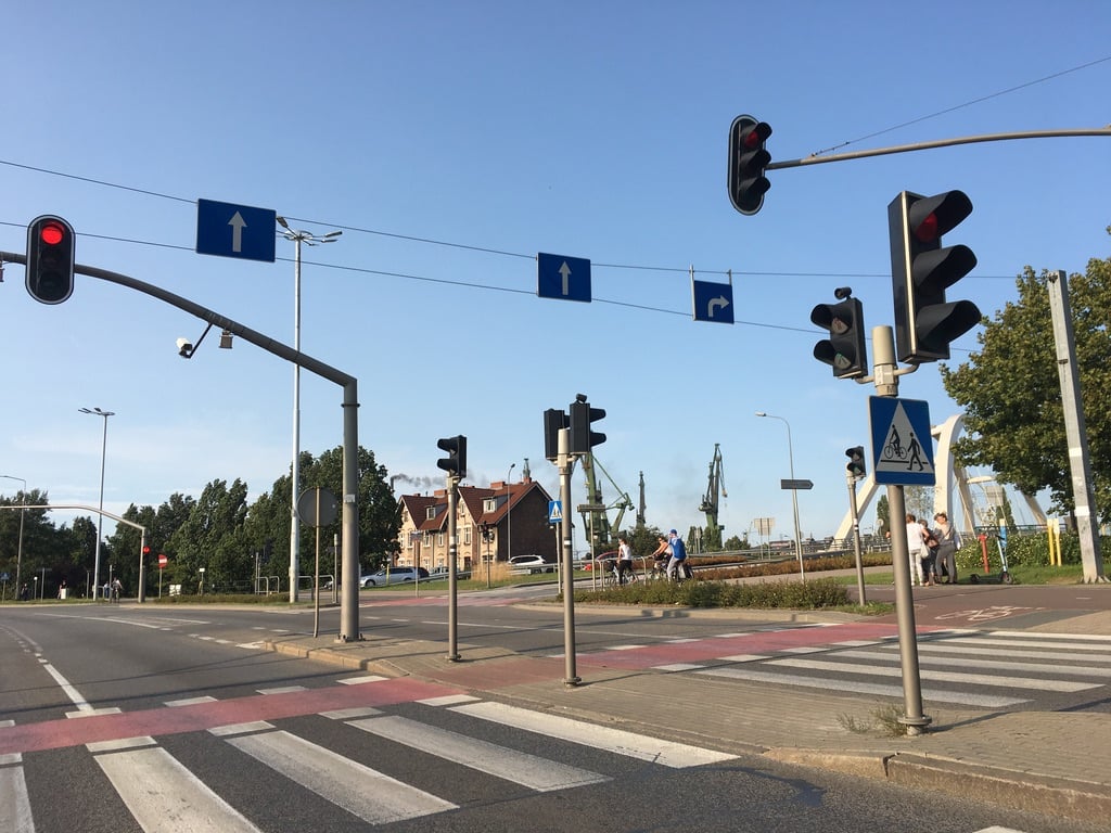 Gdańsk, przejście dla pieszych